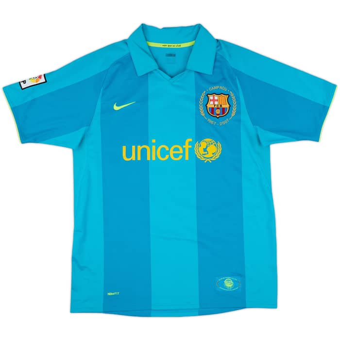 2007-09 Barcelona Away Shirt Ronaldinho #10 - 8/10 - (M)