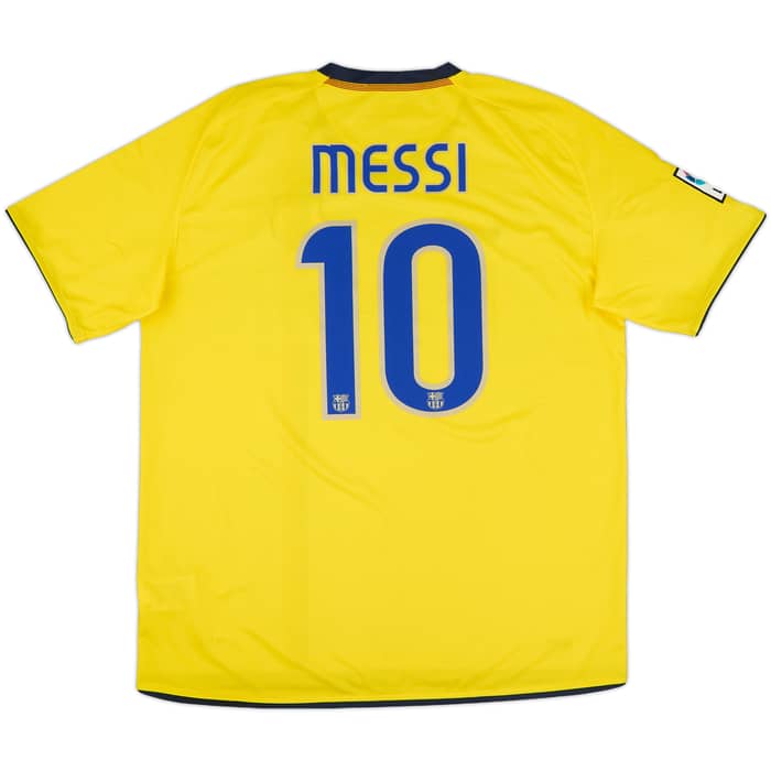 2008-10 Barcelona Away Shirt Messi #10 - 7/10 - (XL)