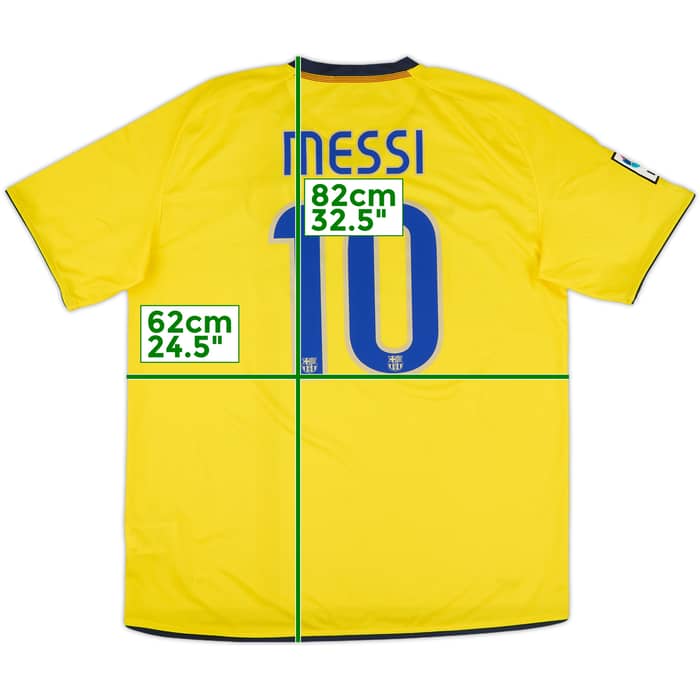 2008-10 Barcelona Away Shirt Messi #10 - 7/10 - (XL)