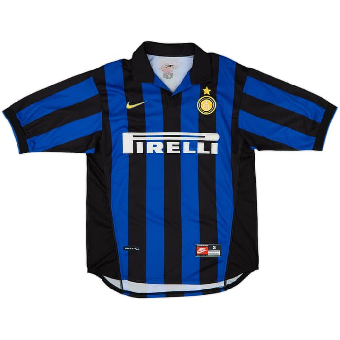 1998-99 Inter Milan Home Shirt Baggio #10 - 8/10 - (S)