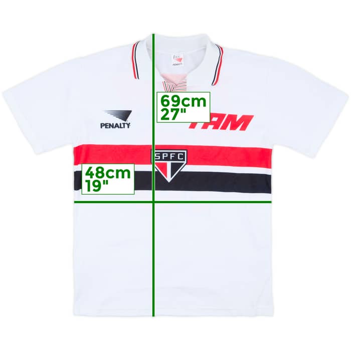 1992 Sao Paulo Home Shirt #10 - 8/10 - (M)