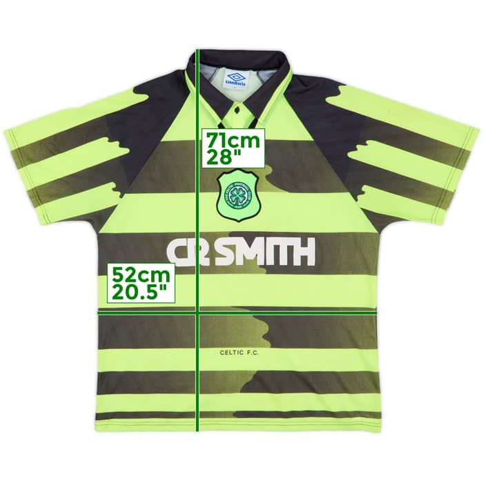 1996-97 Celtic Away Shirt - 9/10 - (XL)