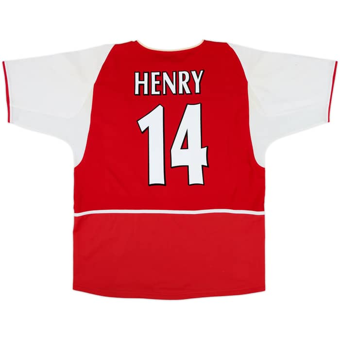 2002-04 Arsenal Home Shirt Henry #14 - 7/10 - (XL)