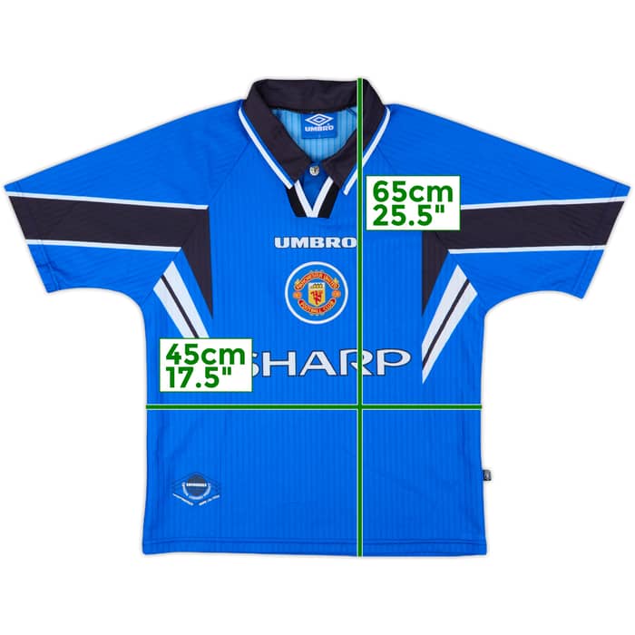 1996-98 Manchester United Third Shirt - 9/10 - (Y)