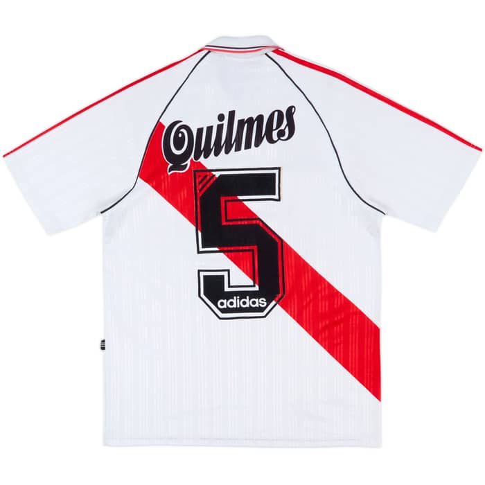 1995-96 River Plate Home Shirt #5 - 7/10 - (M)