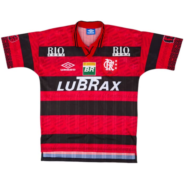1995-96 Flamengo Centenary Home Shirt #10 - 9/10 - (L)