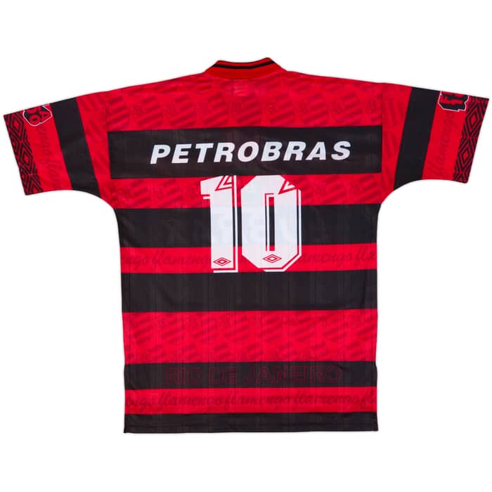 1995-96 Flamengo Centenary Home Shirt #10 - 9/10 - (L)