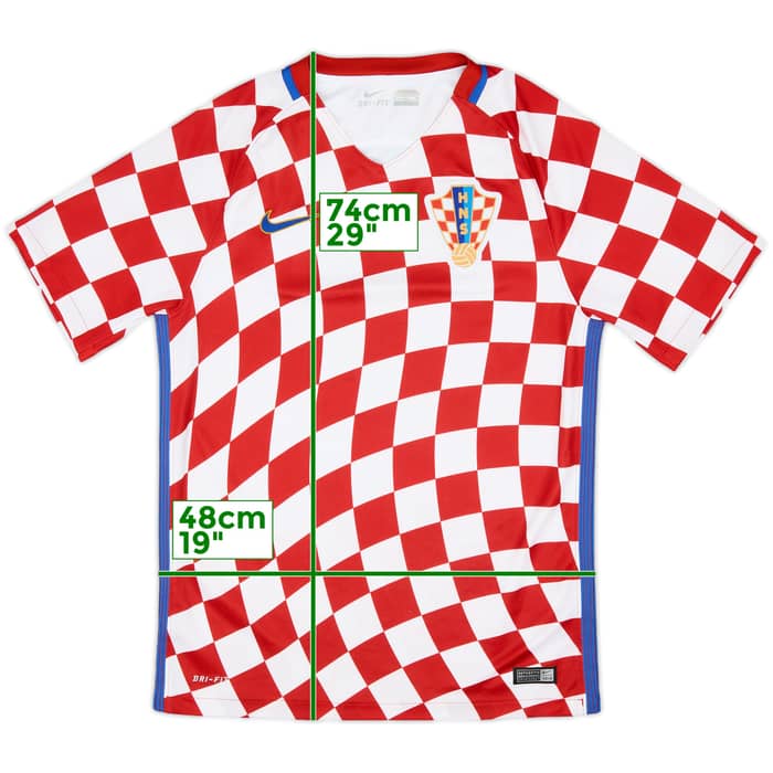 2016-18 Croatia Home Shirt - 8/10 - (S)