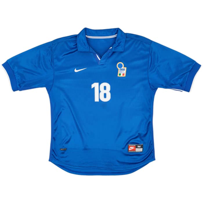 1997-98 Italy Home Shirt Baggio R. #18 - 8/10 - (M)