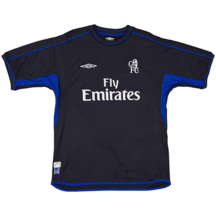 2002-04 Chelsea Away Shirt Zola #25 - 8/10 - (L)