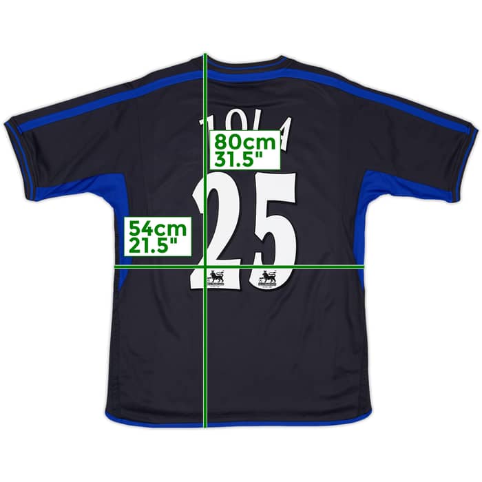 2002-04 Chelsea Away Shirt Zola #25 - 8/10 - (L)