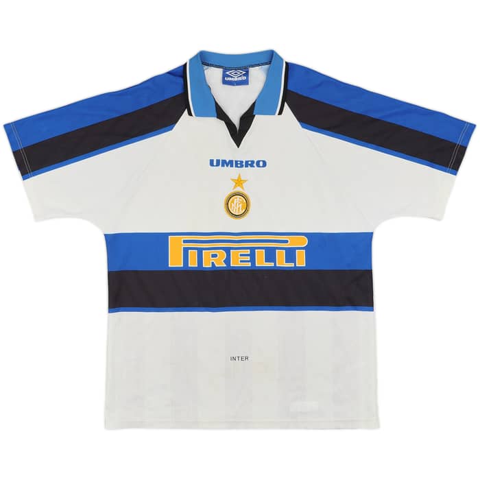 1996-97 Inter Milan Away Shirt Zanetti #4 - 7/10 - (L)