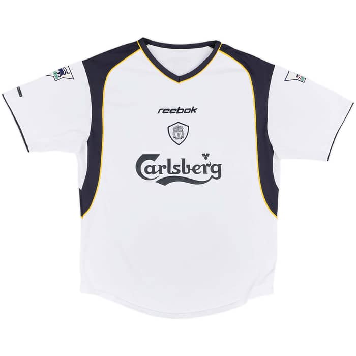 2001-03 Liverpool Away Shirt Gerrard #17 - 8/10 - (L)