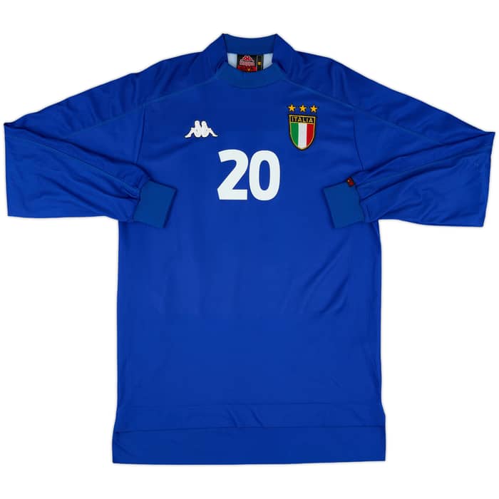 1998-99 Italy Home L/S Shirt Totti #20 - 9/10 - (M)