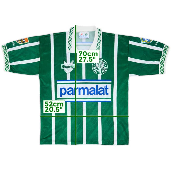 1995 Palmeiras Home Shirt #9 - 8/10 - (L)