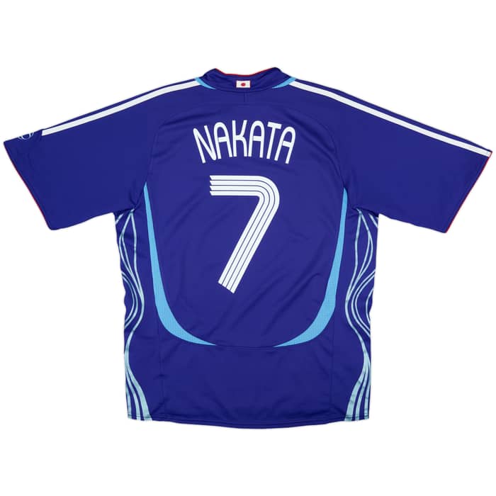 2006-08 Japan Home Shirt Nakata #7 - 9/10 - (M)