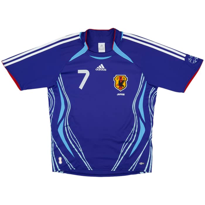 2006-08 Japan Home Shirt Nakata #7 - 9/10 - (M)