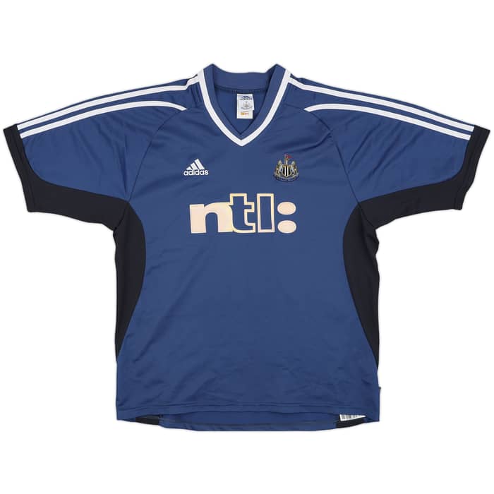 2001-02 Newcastle Away Shirt Shearer #9 - 8/10 - (L)