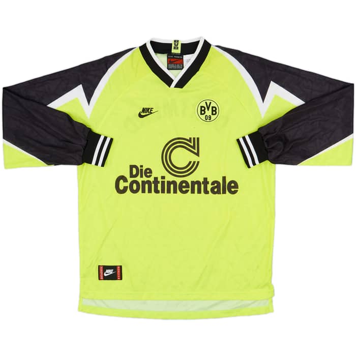 1995-96 Borussia Dortmund Home L/S Shirt - 8/10 - (XL)