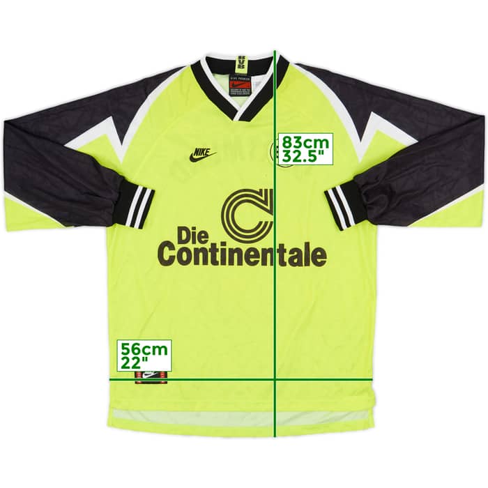 1995-96 Borussia Dortmund Home L/S Shirt - 8/10 - (XL)