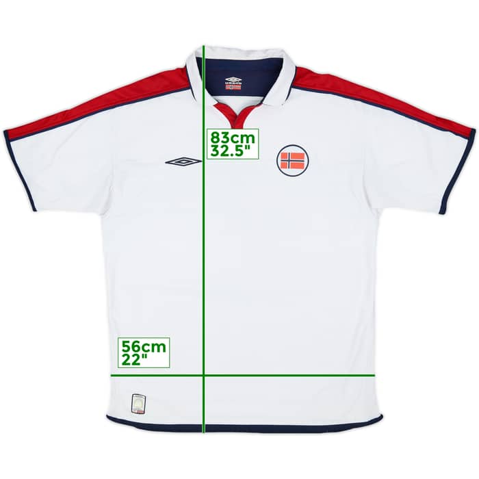 2002-04 Norway Away Shirt - 5/10 - (XL)