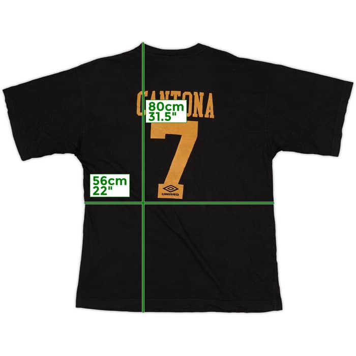 1994-95 Manchester United Umbro Graphic Tee - 9/10 - (XL)