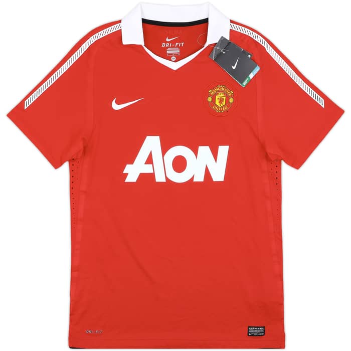 2010-11 Manchester United Authentic Home Shirt Rooney #10 (M)