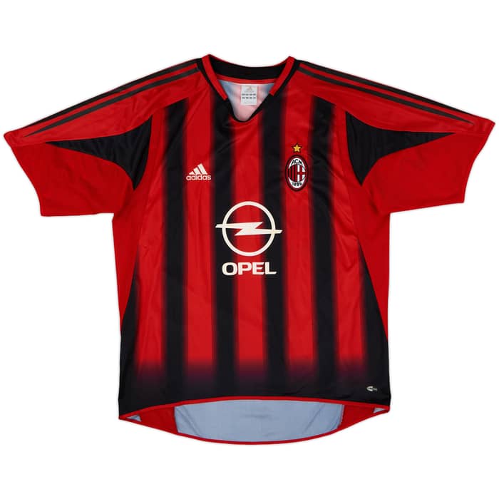 2004-05 AC Milan Home Shirt Nesta #13 - 8/10 - (L)