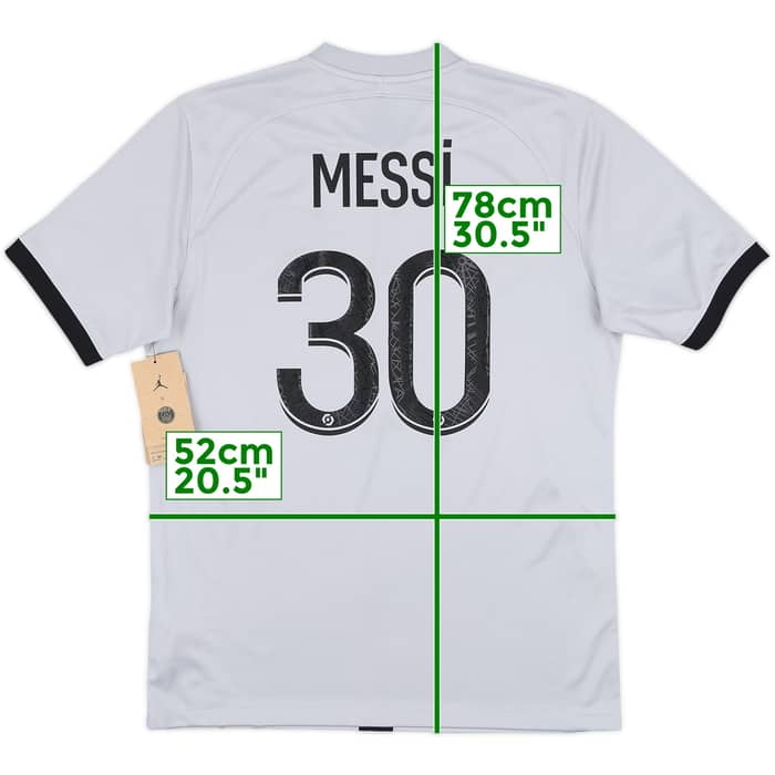 2022-23 Paris Saint-Germain Away Shirt Messi #30 (M)