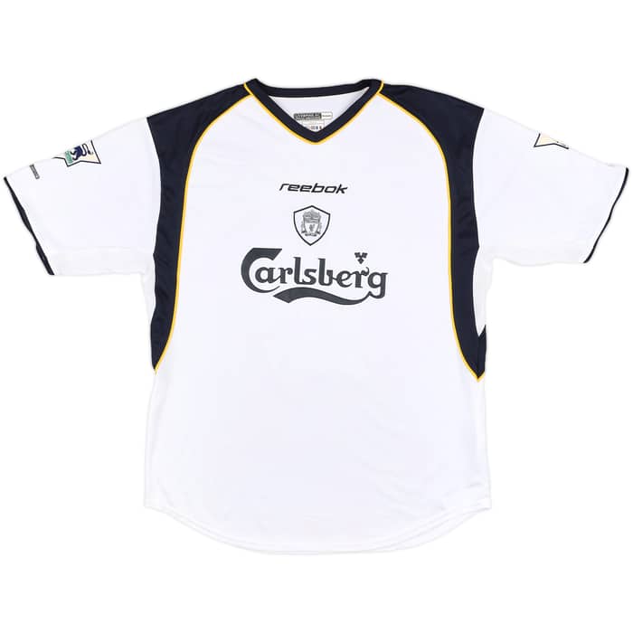 2001-03 Liverpool Away Shirt Berger #15 - 8/10 - (M)