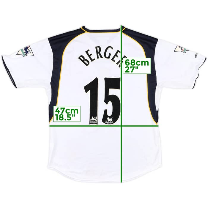 2001-03 Liverpool Away Shirt Berger #15 - 8/10 - (M)