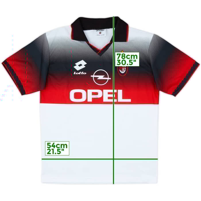1995-96 AC Milan Lotto Training Shirt - 7/10 - (L)