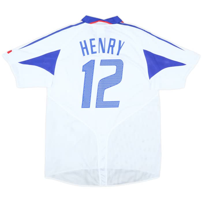 2004-06 France Away Shirt Henry #12 - 7/10 - (L)