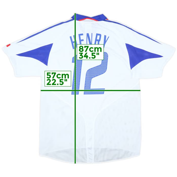 2004-06 France Away Shirt Henry #12 - 7/10 - (L)