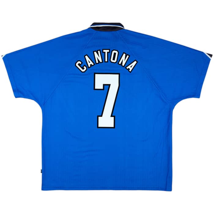1996-98 Manchester United Third Shirt Cantona #7 - 8/10 - (XXL)