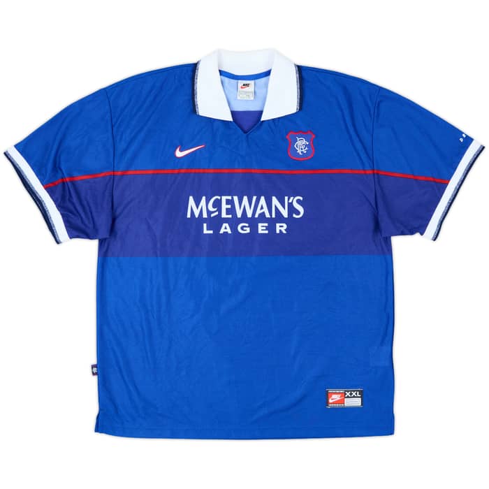 1997-99 Rangers Home Shirt Negri #9 - 9/10 - (XXL)
