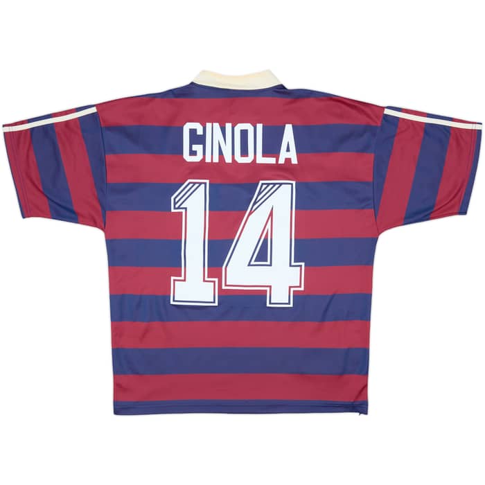 1995-96 Newcastle Away Shirt Ginola #14 - 7/10 - (M)