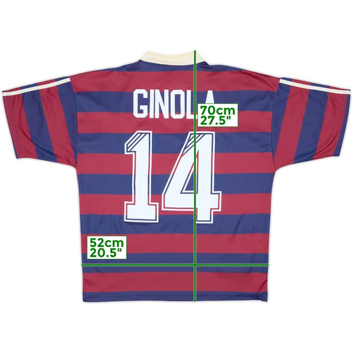 1995-96 Newcastle Away Shirt Ginola #14 - 7/10 - (M)