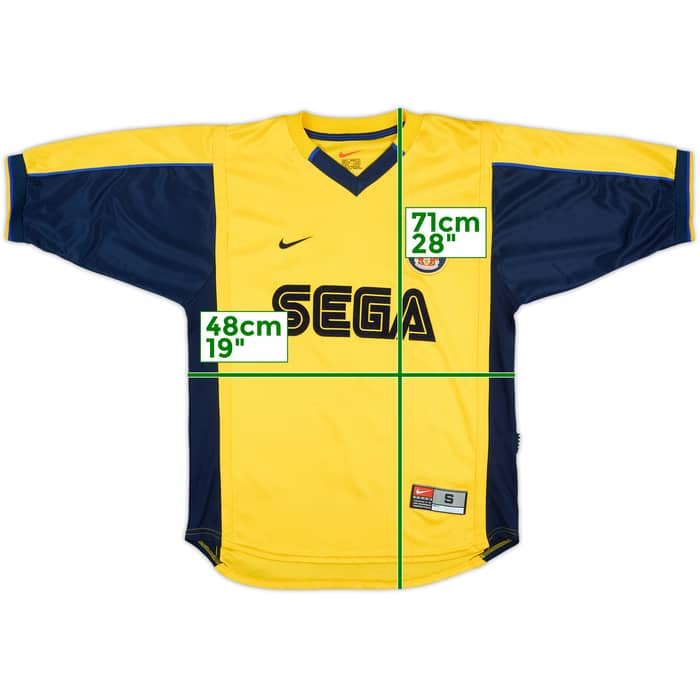 1999-01 Arsenal Match Issue Away Shirt #8