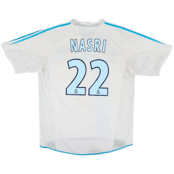 2004-05 Olympique Marseille Home Shirt Nasri #22 - 6/10 - (M)