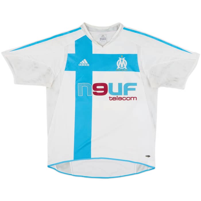 2004-05 Olympique Marseille Home Shirt Nasri #22 - 6/10 - (M)