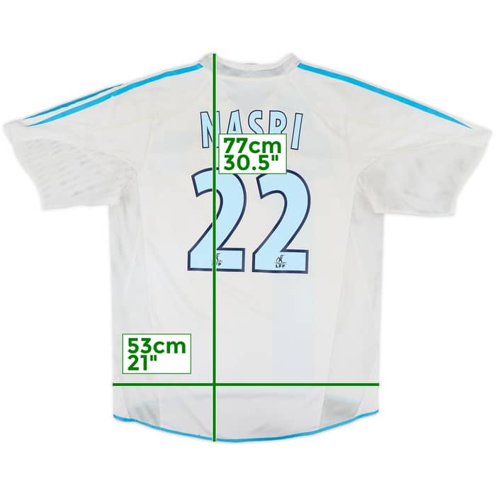 2004-05 Olympique Marseille Home Shirt Nasri #22 - 6/10 - (M)