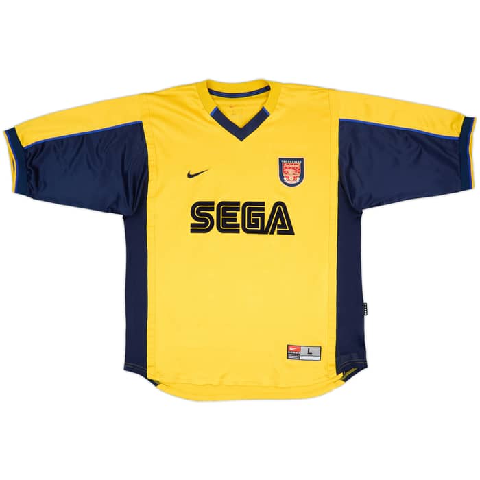 1999-01 Arsenal Away Shirt Bergkamp #10 - 8/10 - (L)