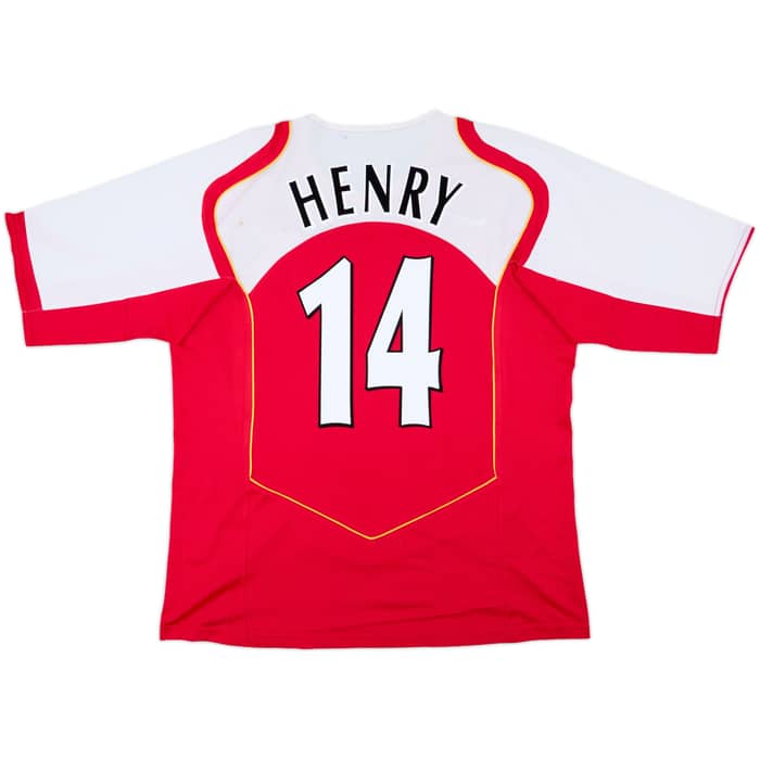 2004-05 Arsenal Home Shirt Henry #14 - 7/10 - (XL)