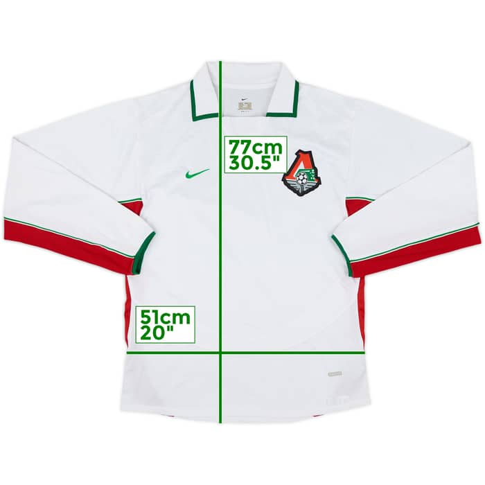 2004-05 Lokomotiv Moscow Away L/S Shirt - 8/10 - (M)
