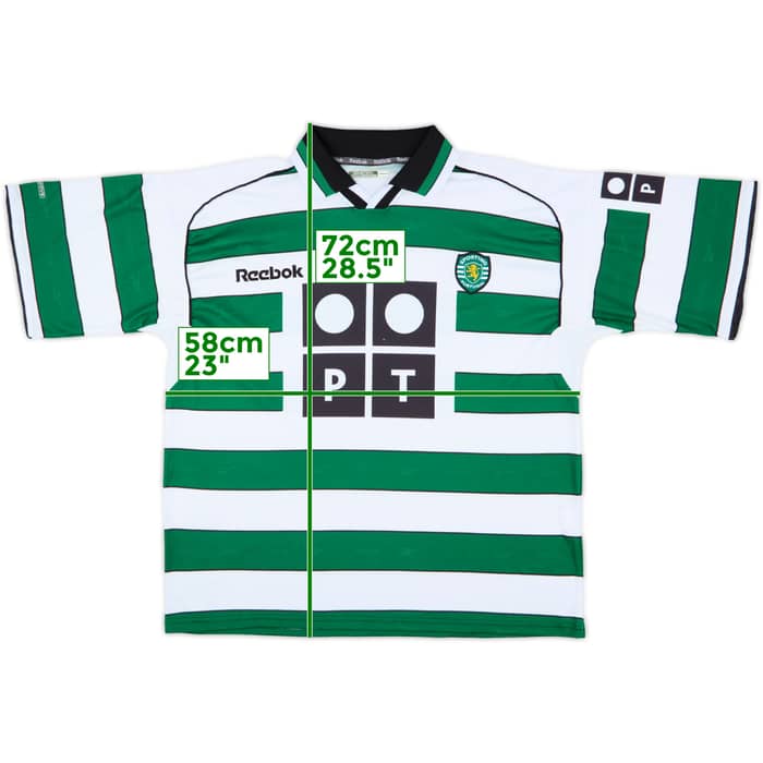 2001-02 Sporting CP Home Shirt - 9/10 - (L)
