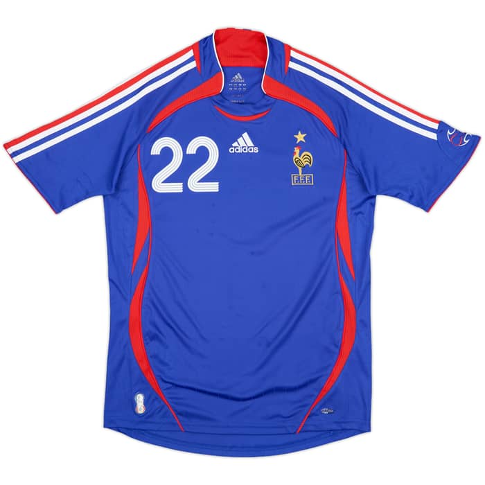 2006-07 France Home Shirt Ribery #22 - 8/10 - (S)