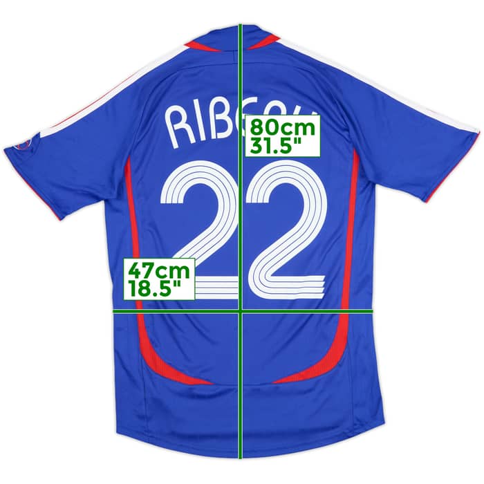 2006-07 France Home Shirt Ribery #22 - 8/10 - (S)