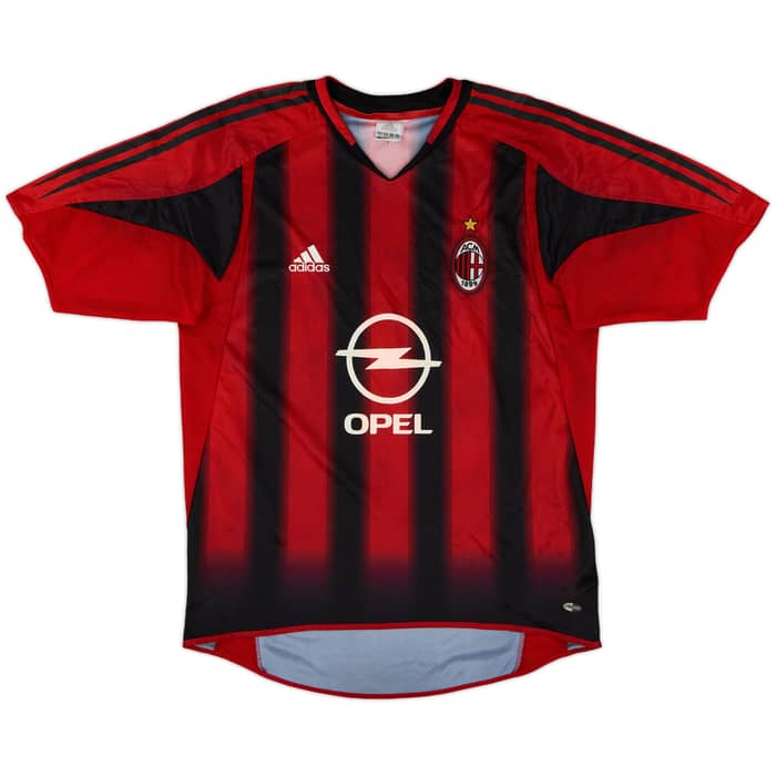 2004-05 AC Milan Home Shirt Nesta #13 - 8/10 - (M)