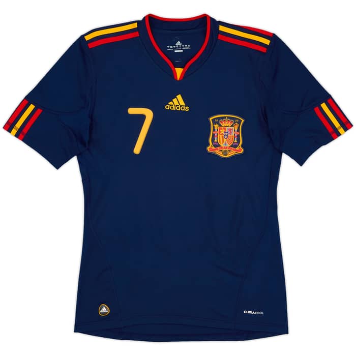 2010-11 Spain Away Shirt David Villa #7 - 8/10 - (S)